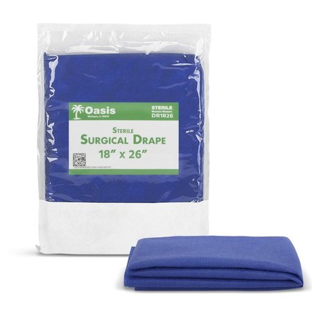 OASIS Sterile Surgical Drapes, 18in x 26in, 25 Per Case DR1826X25